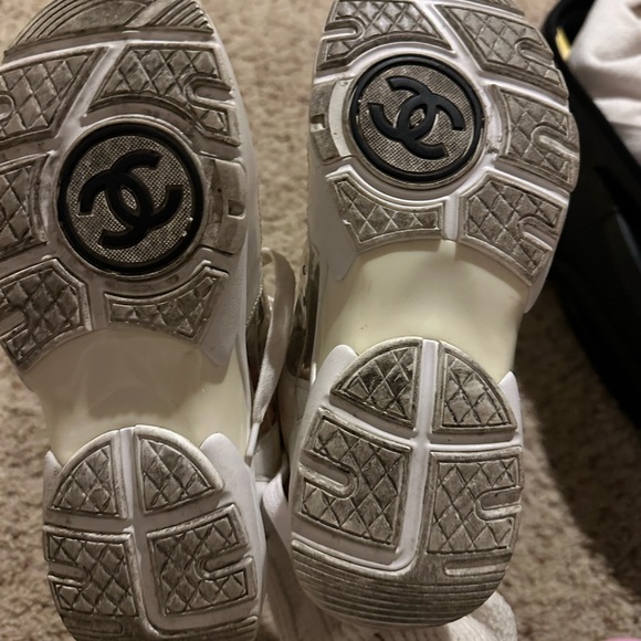Chanel runway pvc sneakers white translucent size 36 - Picture 2 of 8